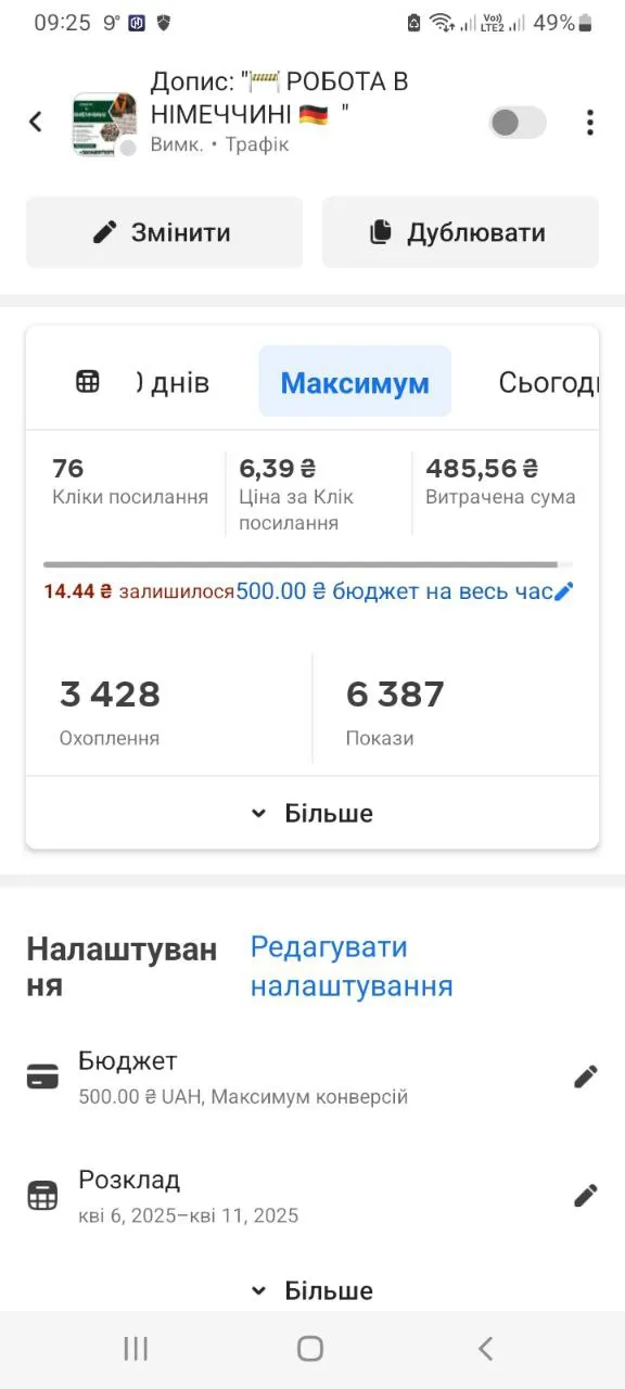 Результат кампанії 5 – оптимізована аудиторія та нижча вартість ліда